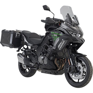 SW-Motech TRAX ADV Aluminum Case System - Black - Kawasaki Versys 1000 '18-'23 KFT.08.922.70101/B | Luggage Group