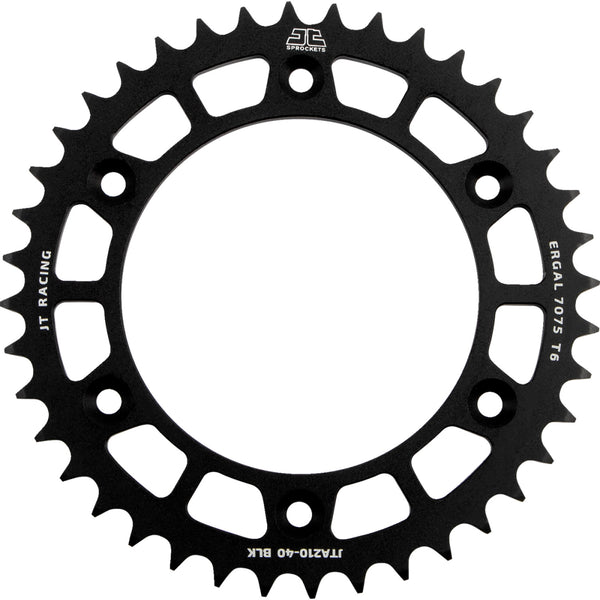 JT Sprockets Rear Sprocket - Honda - Black - 40 Tooth JTA210.40BLK