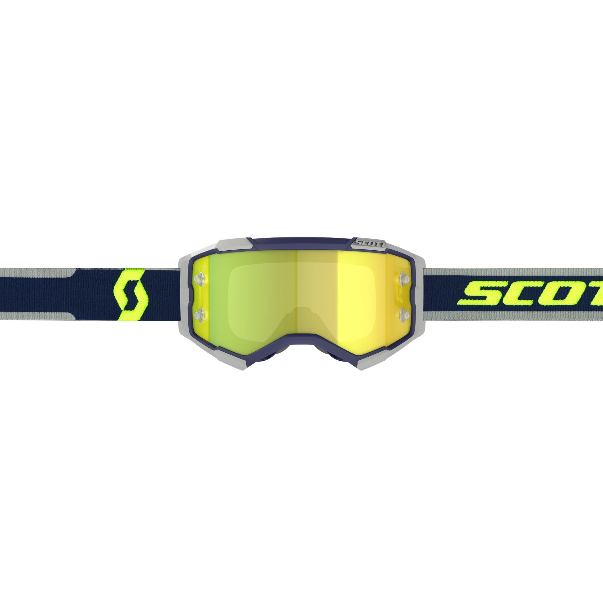 Fury Goggle Blue/Grey Yellow Chrome Works Lens