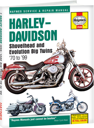 Haynes Manual - Harley-Davidson - Shovelhead & Evolution Big Twins '70-'99 M2536