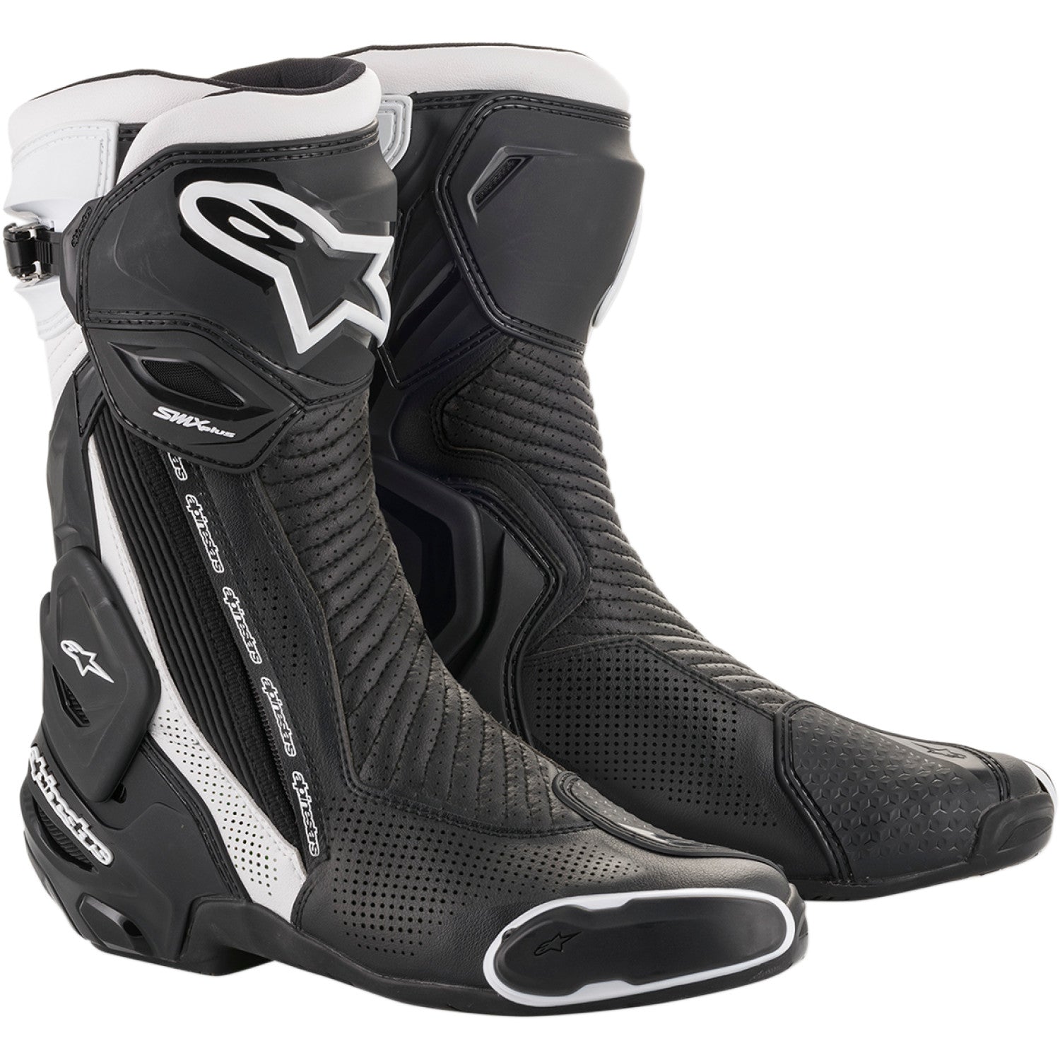 ALPINESTARS SMX+ Vented Boots - Black/White - US 9.5 / EU 44 2221119-12-44