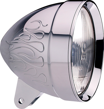 Headwinds Headlight Housing - 5-3/4" - Bradley Flame - Chrome 1-5206CA