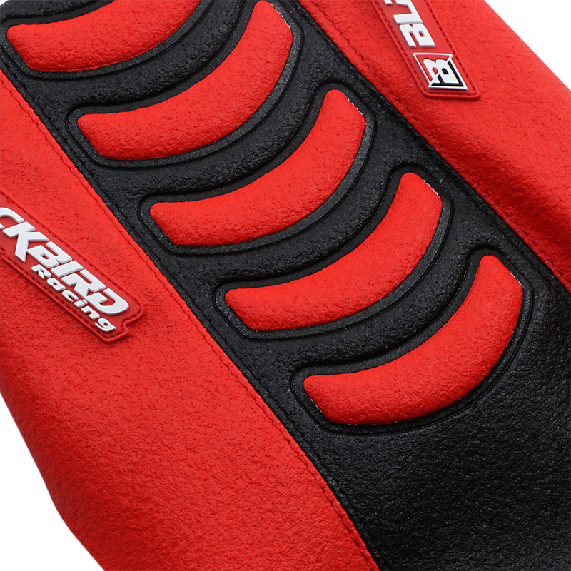 Blackbird Racing Double Grip 3 Seat Cover - Black/Red - CRF 1148HUS | Seat Covers