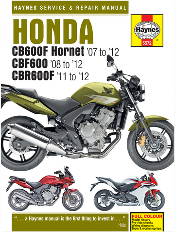 Haynes Manual - Honda - CB600F / CBR600F M5572