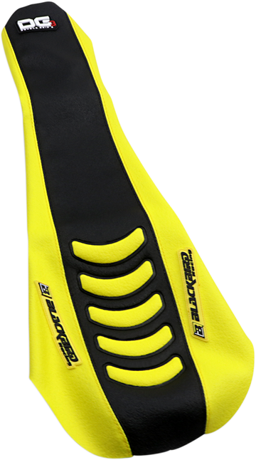 Blackbird Racing Double Grip 3 Seat Cover - Black/Yellow - Suzuki 1325HUS | Seat Covers