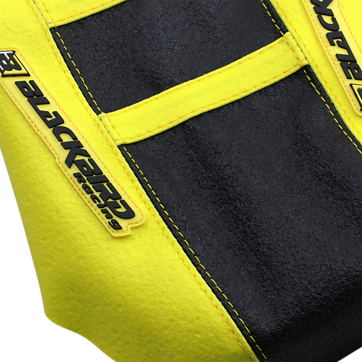 Blackbird Racing Zebra Seat Cover - Gripper - Black/Yellow 1329ZUS | Seat Covers