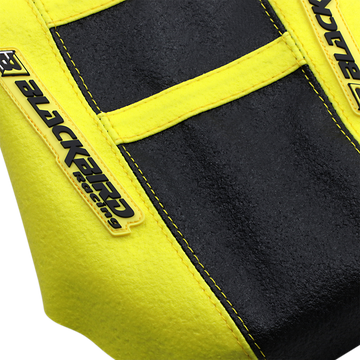 Blackbird Racing Zebra Seat Cover - Gripper - Black/Yellow 1329ZUS | Seat Covers