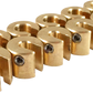 NO-MAR Wheel Weights - 1/2 oz - Brass - 10 Pack WT-SPK10BR-50
