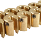 NO-MAR Wheel Weights - 3/4 oz - Brass - 10 Pack WT-SPK10BR-75