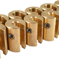 NO-MAR Wheel Weights - 1 oz - Brass - 10 Pack WT-SPK10BR-1