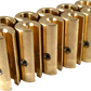 NO-MAR Wheel Weights - 1-1/2 oz - Brass - 10 Pack WT-SPK10BR-150