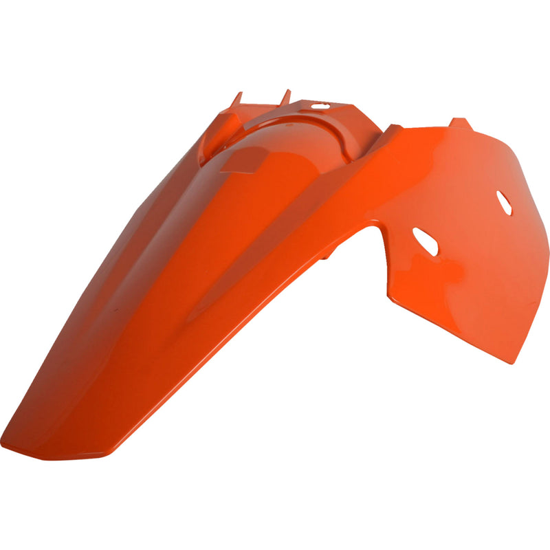 POLISPORT Fender - Rear - Orange - KTM 8561300002 by Polisport