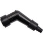 Moose Racing Spark Plug Resistor Cover - 120? Elbow Type - Short 10-M6122