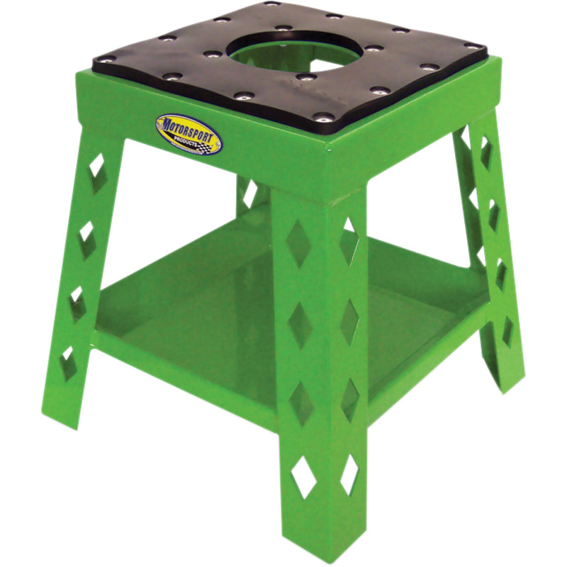 MOTORSPORT PRODUCTS Mini/Super Moto Stand - Green 94-4015 by Motosport Products | 94-4015