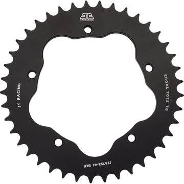 JT SPROCKETS Rear Sprocket - Aluminum - 41 Tooth - Black - Ducati JTA752.41BLK by JT Rear Sprockets   Aluminum/Alloy