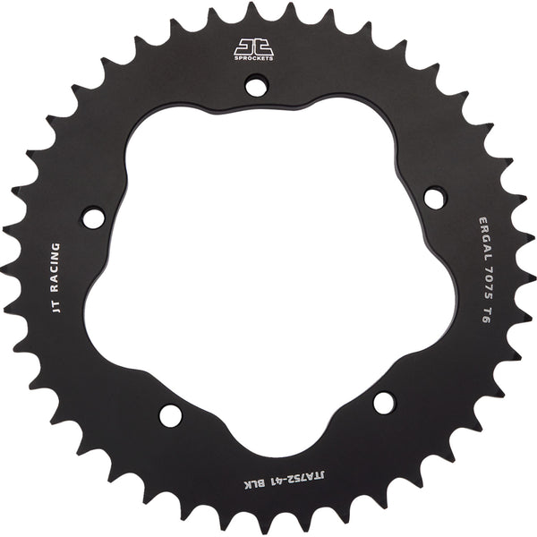 JT Sprockets Rear Sprocket - Aluminum - 41 Tooth - Black - Ducati JTA752.41BLK