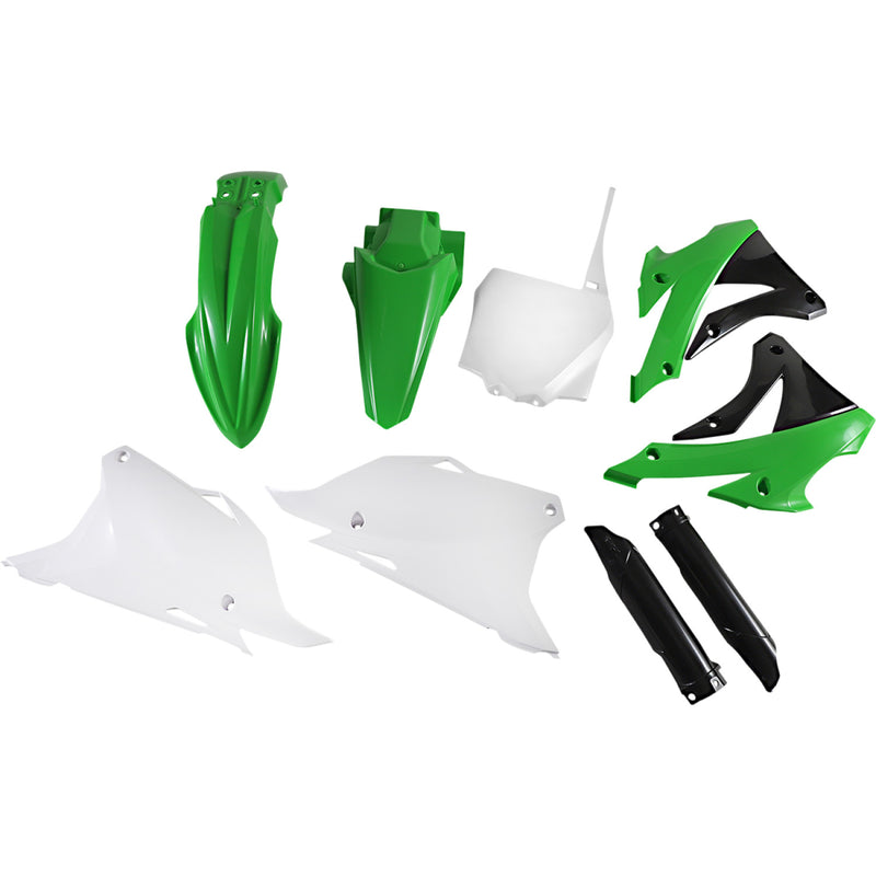 Acerbis Full Replacement Body Kit - OEM Green/White/Black 2374115135