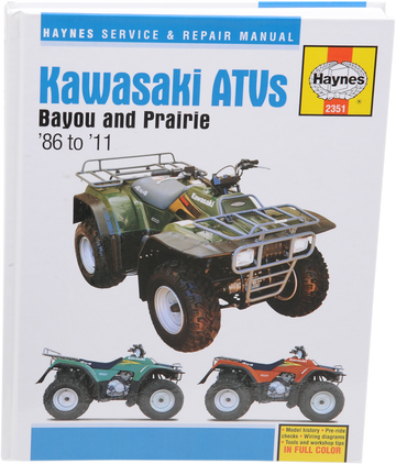 Haynes Manual - Kawasaki - Bayou 220 / 300, Prairie 300 M2351