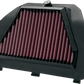 K & N OE Replacement High-Flow Air Filter - Yamaha YA-6008