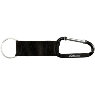 ALPINESTARS Key Fob - Snap Hook - Black 1119-94000-10