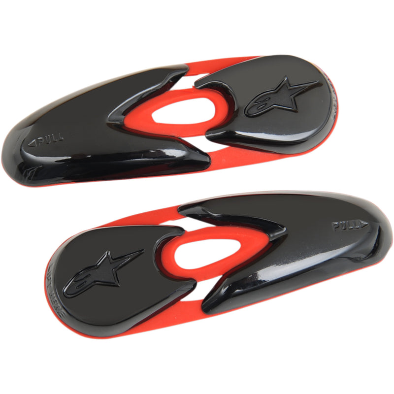 ALPINESTARS Toe Sliders - Red/Black 25SLI6-31