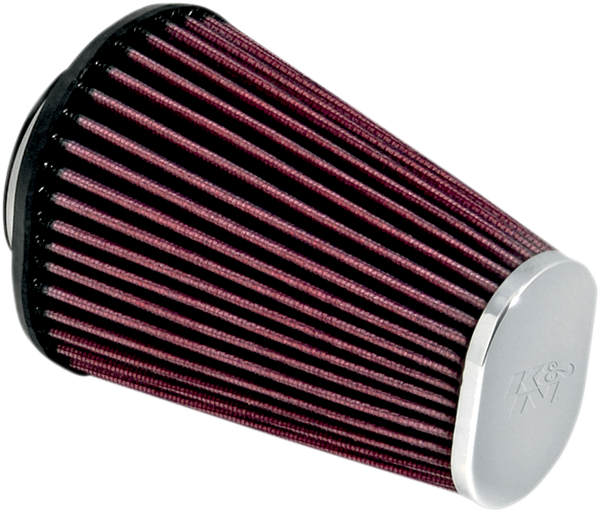 K & N Replacement Air Filter - Aircharger® Intake - Chrome RC-3680