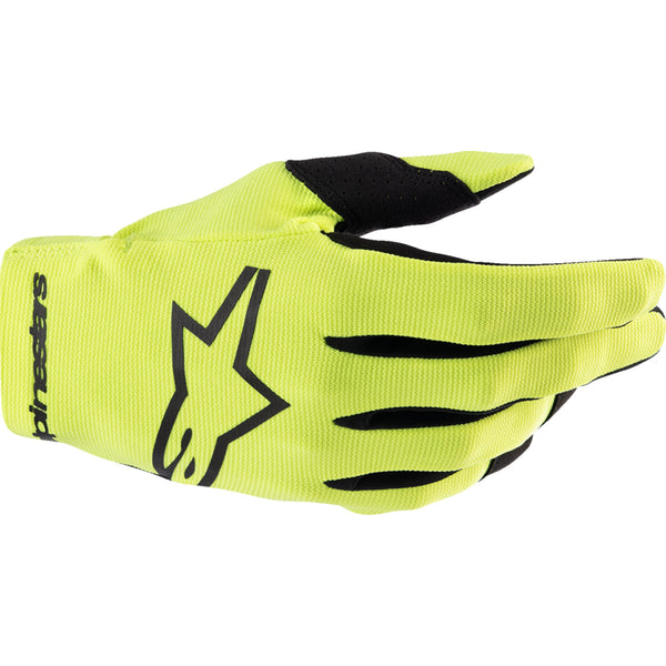 ALPINESTARS Youth Radar Gloves - Fluo Yellow/Black - Medium 3541824-551-M