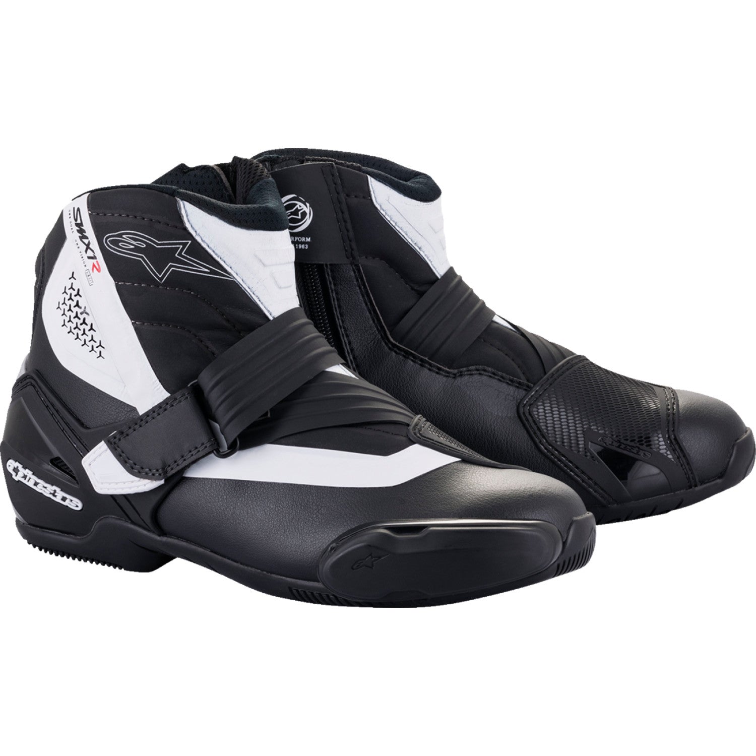 ALPINESTARS SMX-1 R v2 Boots - Black/White - US 5 / EU 38 2224521-12-38