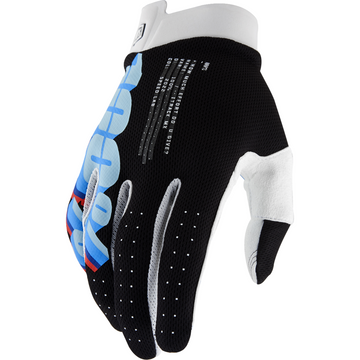 100% ITrack Gloves System Black XL by 100%