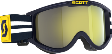 Scott 89X Era Goggle - Blue/White - Yellow Chrome Lens 411703-1006179