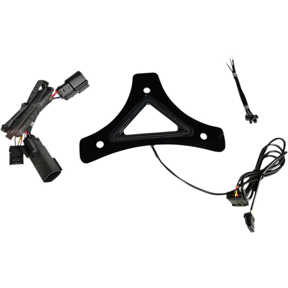 Custom Dynamics LED Backrest Light - Run/Brake - Black CD-BR-BCM-B