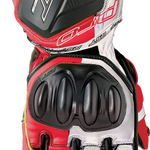 RST Pro Series GP D3O CE Leather Glove - White/Red