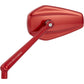 Arlen Ness Mirror - Mini/Stocker - Side View - Hexagon - Red - Right 13-155