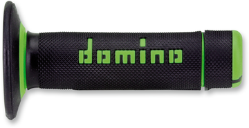 DOMINO Dually Grips - Half Waffle - Black/Green A02041C4440A7-1