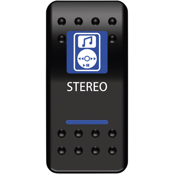 Moose Offroad Rocker Switch - Stereo STR-PWR