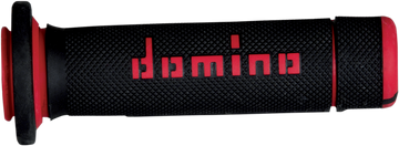 DOMINO ATV Grips - Black/Red A18041C4240A7-0