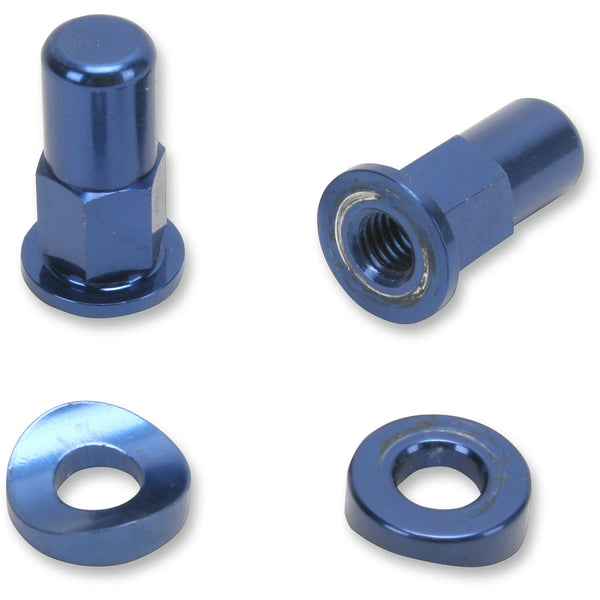 No Toil Rim Lock Nut/Spacer - Kit - Blue Ntrk-003 by No Toil