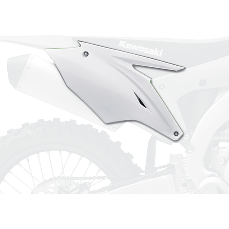 POLISPORT Side Panels - OEM White - KXF 250/450 8608200002 by Polisport