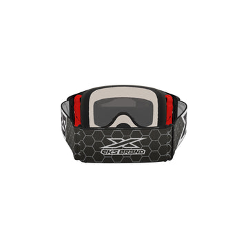 Lucid Goggle Black/White W/Silver Mirror