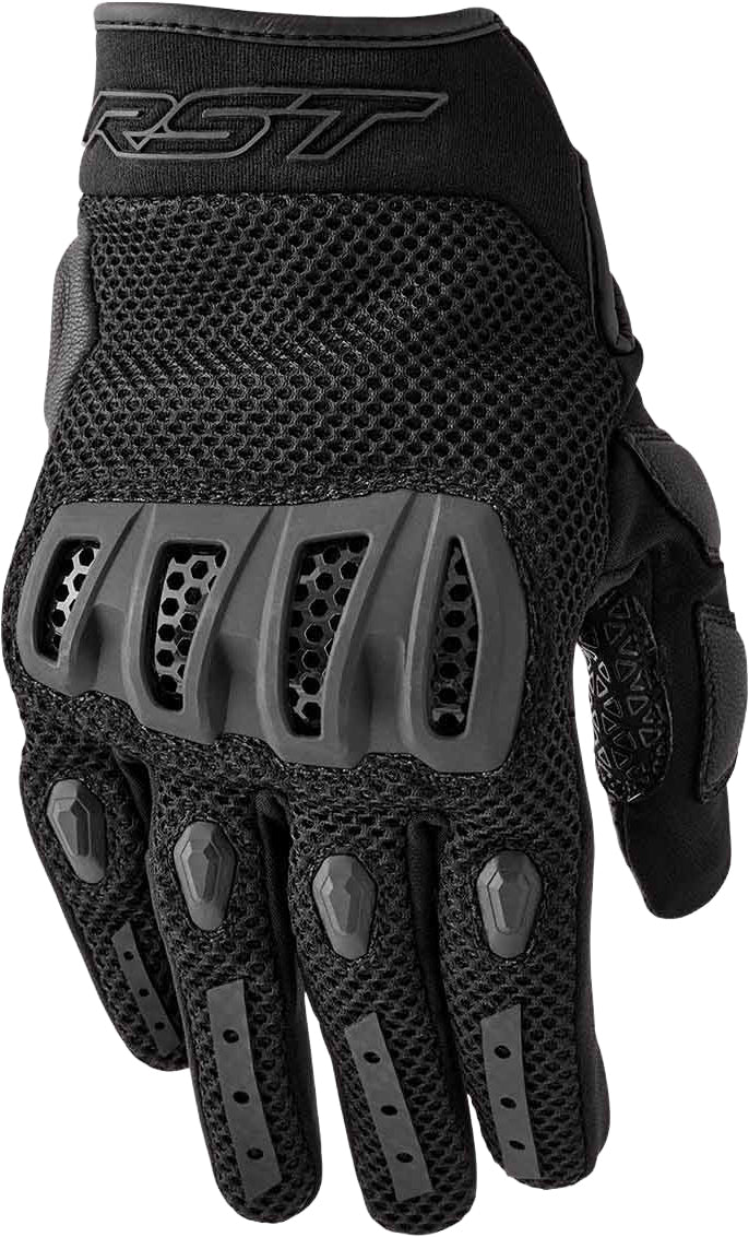 RST Vortek CE Textile Glove - Black - XS