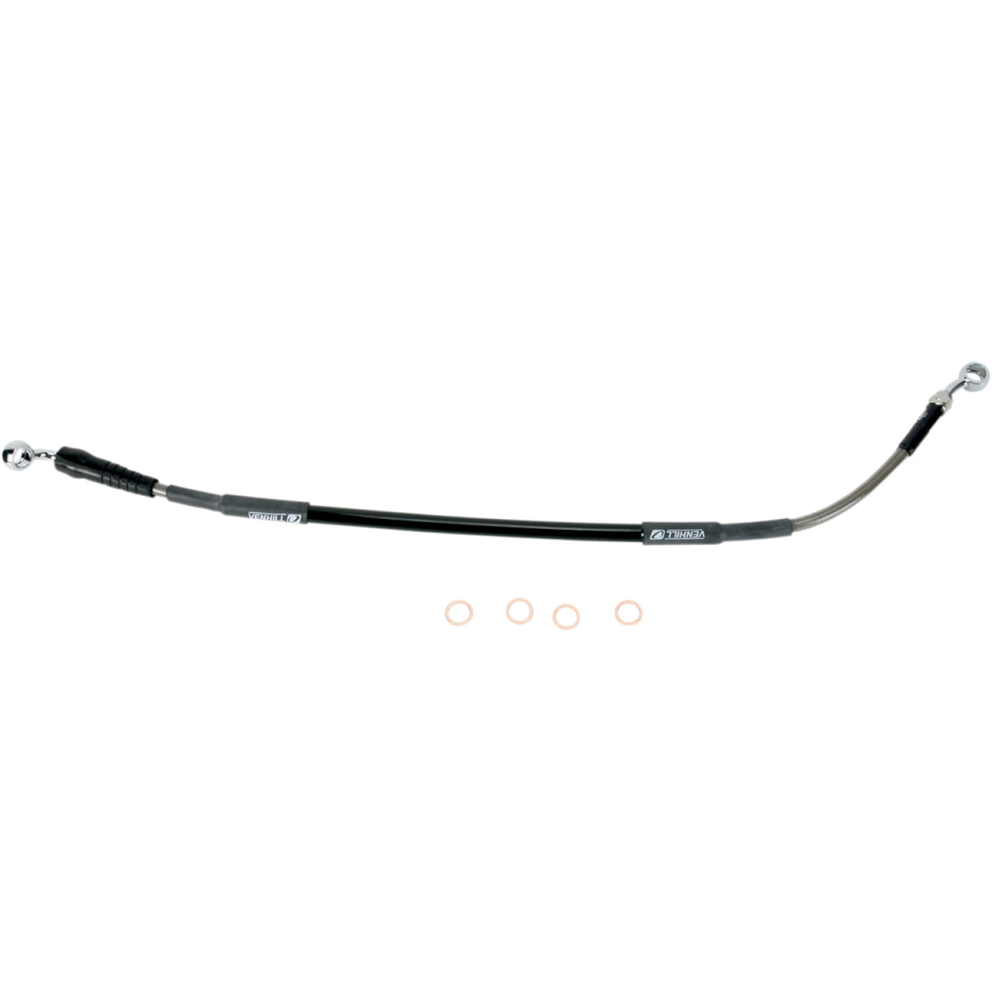 Moose Racing Brake Line - Rear - Stainless Steel - Yamaha Y01-2-034/P