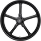 COASTAL MOTO Wheel - Rockstar - Front - Dual Disc/without ABS - Black - 21x3.25 - FL 1502-ROC-213-B