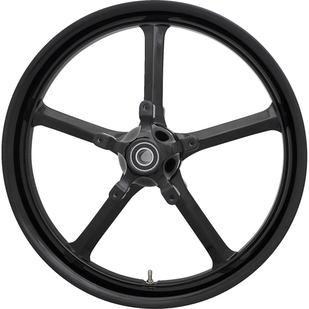 COASTAL MOTO Wheel - Rockstar - Front - Dual Disc/without ABS - Black - 21x3.25 - FL 1502-ROC-213-B