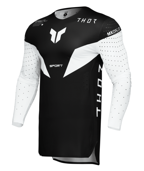 Thor Sportmode Strike Jersey - Black - Medium