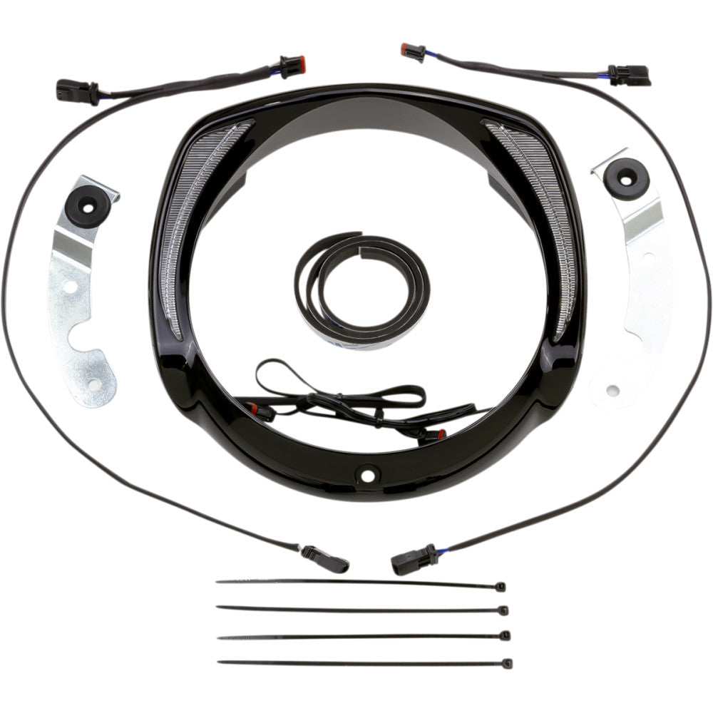 CIRO Headlight Bezel - Black 45206