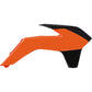 POLISPORT Radiator Cover - Orange/Black - KTM 8417400004 by Polisport