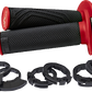 DOMINO D200 Lock-On Grips - Black/Red D20046C4042H8-0
