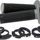DOMINO D200 Lock-On Grips - Black/Gray D20046C4052H8-0