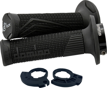 DOMINO D100 D-Lock Grips - Single Cable - Black D10046C4000H7-0