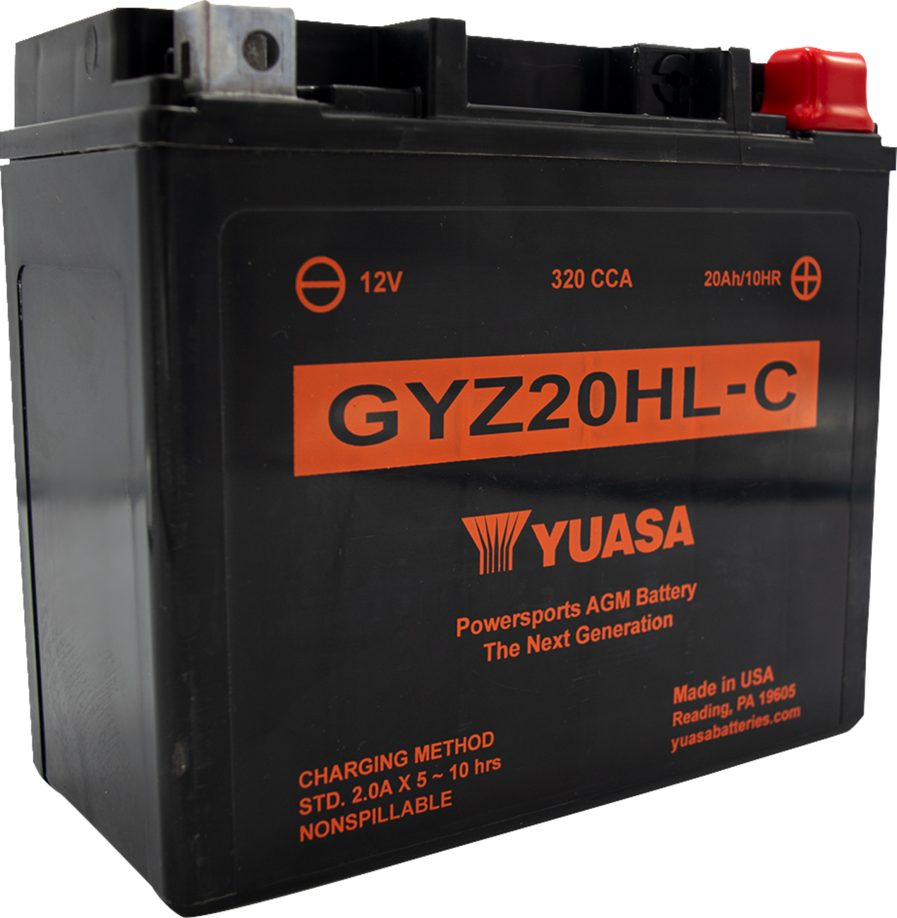 Yuasa AGM Battery - GYZ20HLC YUAM720GHC